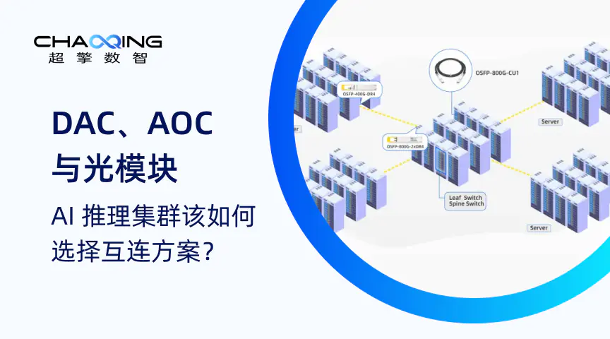 DAC、AOC 与光模块：AI 推理集群该如何选择互连方案？