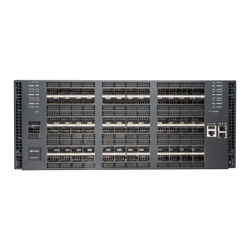NVIDIA Q3400-RA（920-9B36F-00RX-8S0）Quantum-3 XDR 800Gb/s 72 OSFP 4U Air-Cooled InfiniBand 交换机 图片 4
