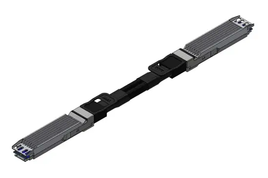 MCA4J80 800G Twin-port OSFP to 2x400G OSFP InfiniBand ACC有源铜缆