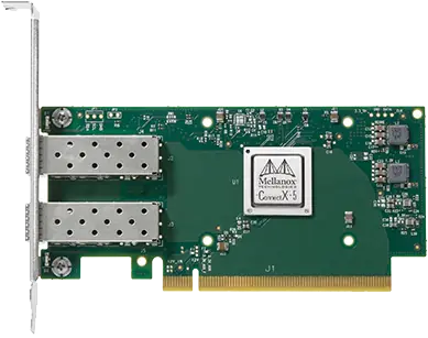 NVIDIA MCX512F-ACAT ConnectX-5 EN Adapter Card 25GbE双端口以太网网卡