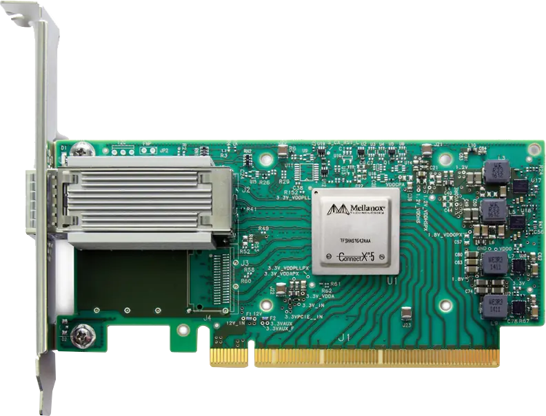 NVIDIA MCX515A-CCAT ConnectX-5 EN Adapter Card 100GbE单端口以太网网卡