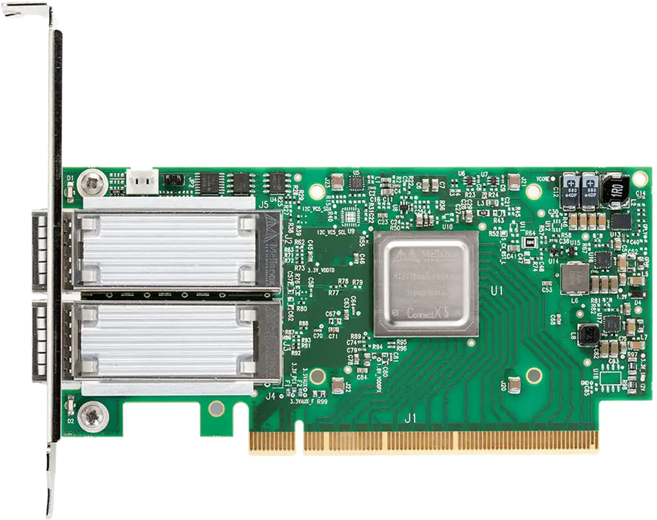 NVIDIA MCX516A-CCAT ConnectX-5 EN Adapter Card 100GbE双端口以太网网卡
