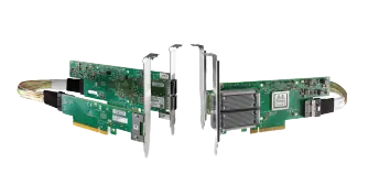 NVIDIA MCX556M-ECAT-S25 ConnectX-5 VPI Adapter Card EDR/100GbE双端口InfiniBand网卡
