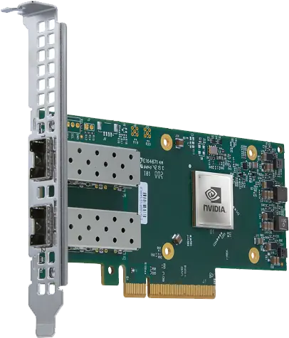 NVIDIA MCX623102AC-GDAT ConnectX-6 Dx EN Adapter Card 50GbE Crypto Enabled双端口以太网网卡