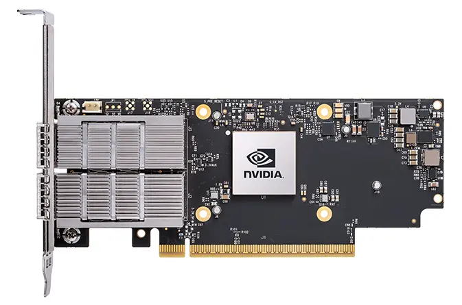NVIDIA MCX713106AS-CEAT ConnectX-7 Adapter Card 100Gb/s双端口QSFP112 以太网网卡