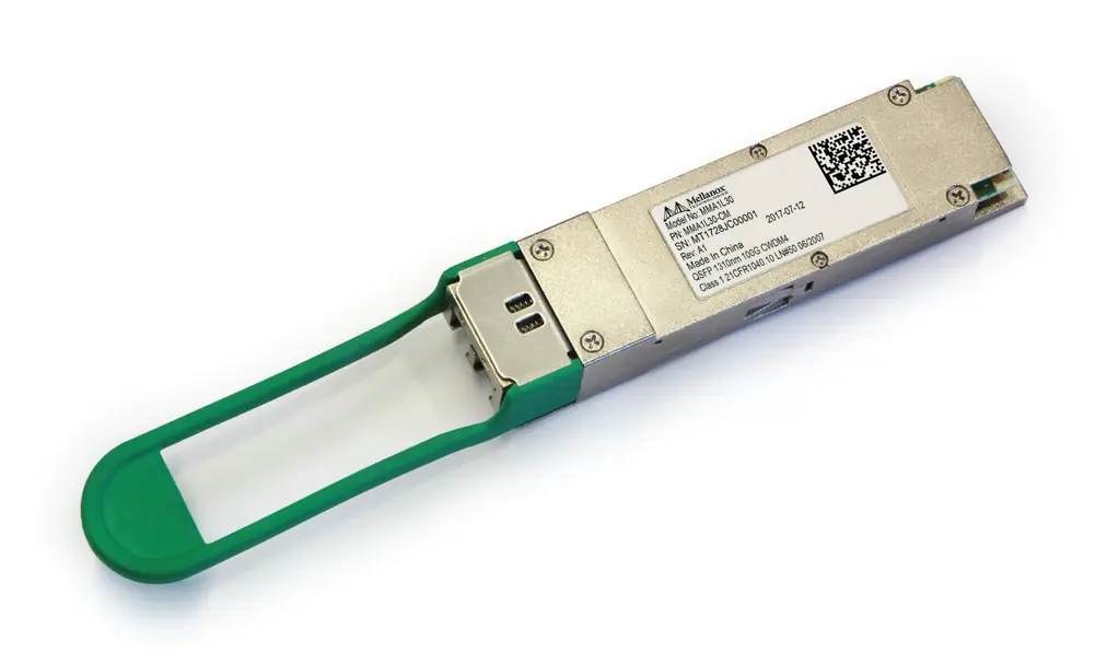 MMA1L10-CR InfiniBand EDR QSFP28 100G 光模块 1310m 10km