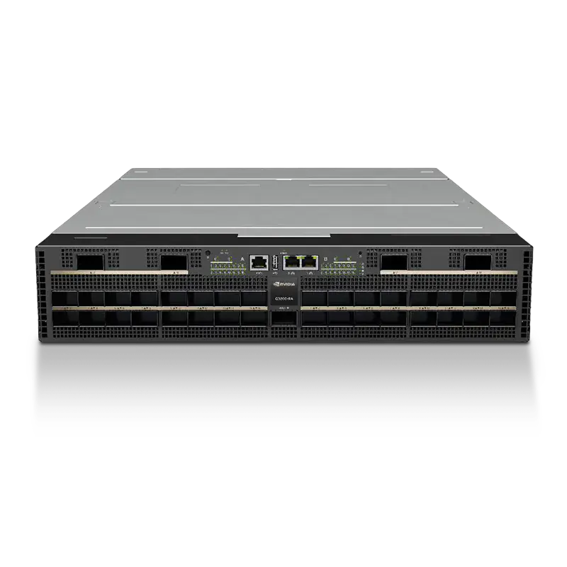 NVIDIA Q3200-RA（920-9B34F-00RX-FS0）Quantum-3 XDR 800Gb/s 36 OSFP 2U Air-Cooled InfiniBand 交换机